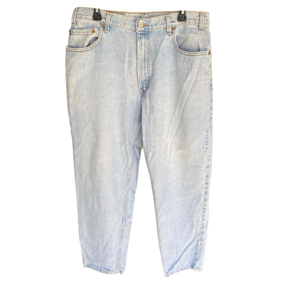 Levis 506 Loose Fit Light Wash Vintage Jeans Mens Size 36 x 30 90s Relaxed Denim